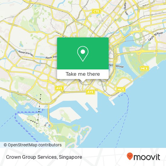 Crown Group Services map