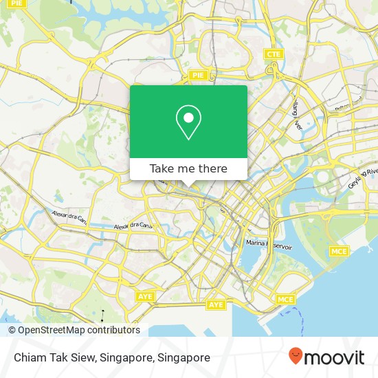 Chiam Tak Siew, Singapore map