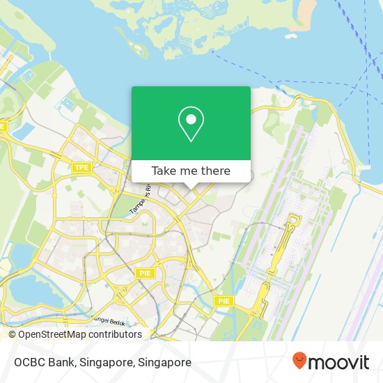 OCBC Bank, Singapore map