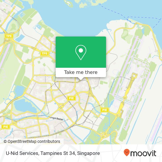 U-Nid Services, Tampines St 34 map