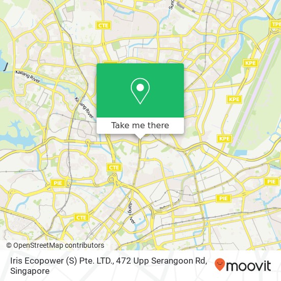 Iris Ecopower (S) Pte. LTD., 472 Upp Serangoon Rd map