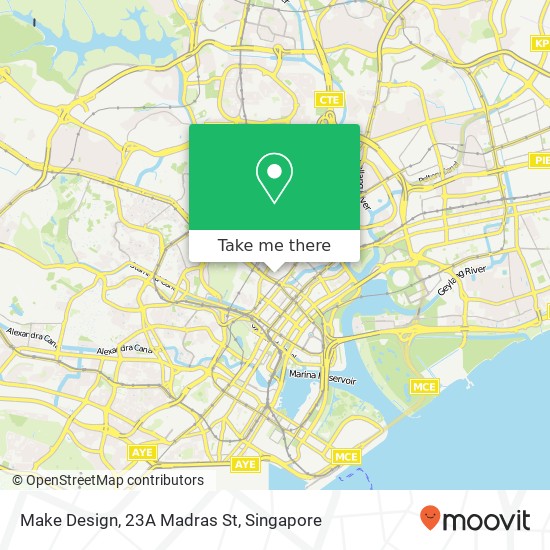 Make Design, 23A Madras St map