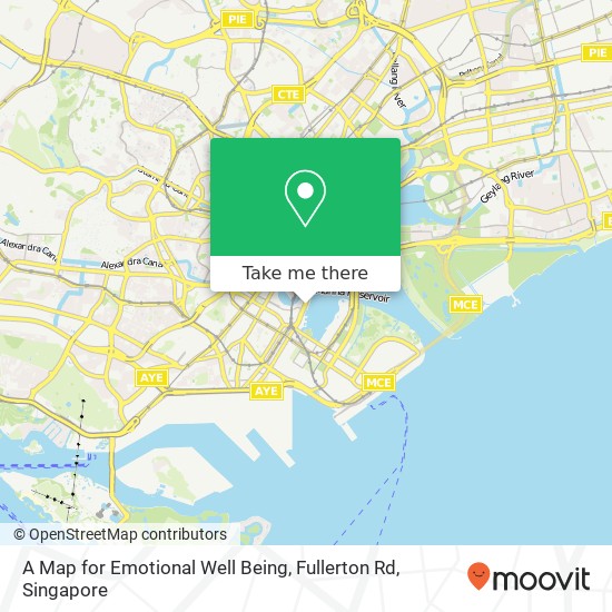 A Map for Emotional Well Being, Fullerton Rd地图