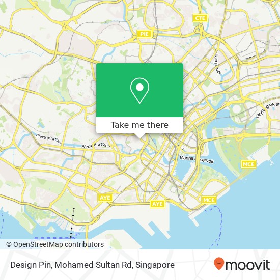 Design Pin, Mohamed Sultan Rd地图