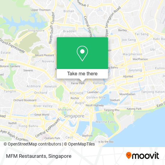 MFM Restaurants map