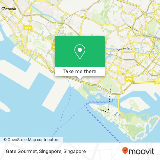 Gate Gourmet, Singapore map