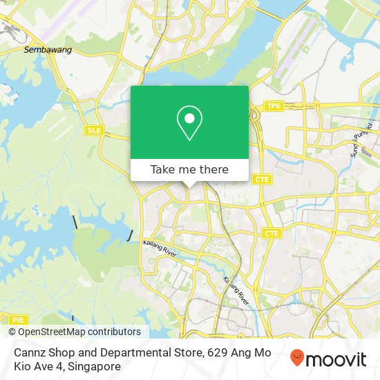 Cannz Shop and Departmental Store, 629 Ang Mo Kio Ave 4 map