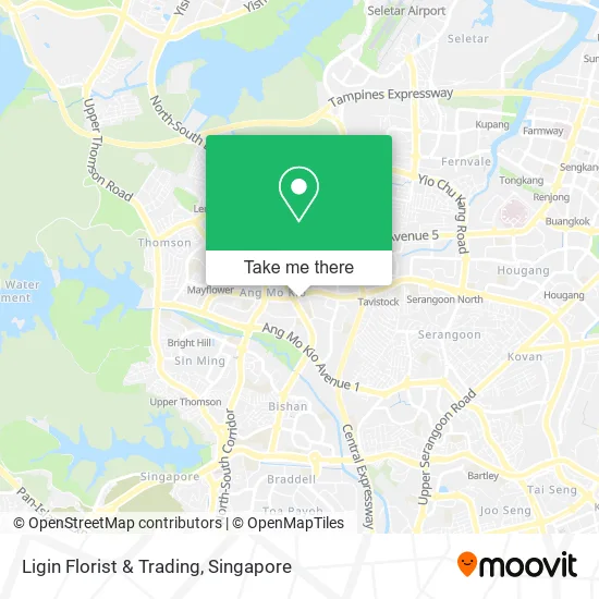 Ligin Florist & Trading map