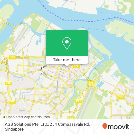 AGS Solutions Pte. LTD., 254 Compassvale Rd map