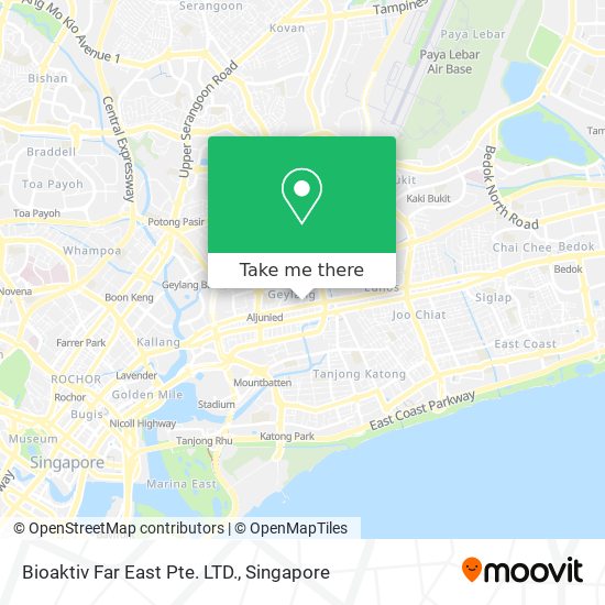 Bioaktiv Far East Pte. LTD. map