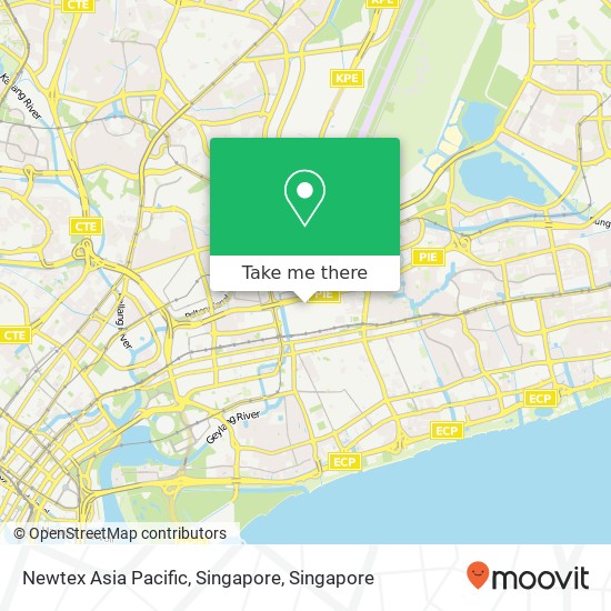 Newtex Asia Pacific, Singapore map