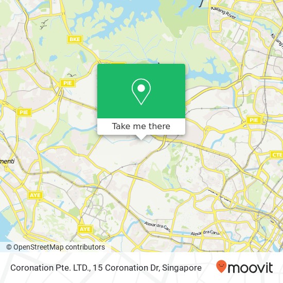 Coronation Pte. LTD., 15 Coronation Dr map