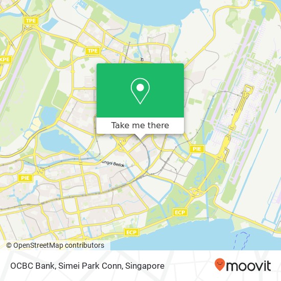 OCBC Bank, Simei Park Conn map