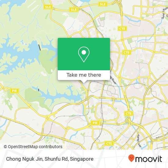 Chong Nguk Jin, Shunfu Rd map