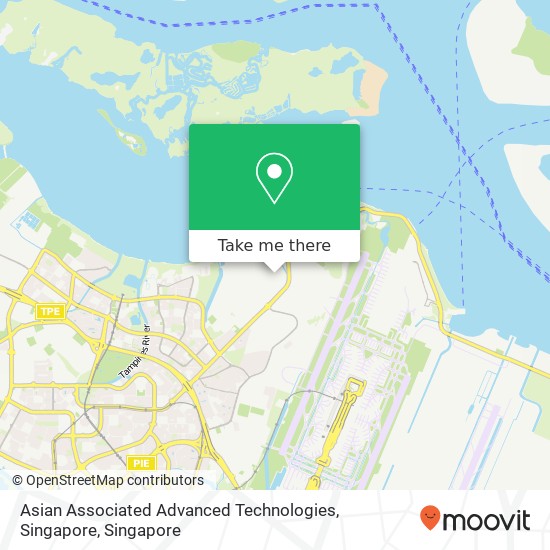 Asian Associated Advanced Technologies, Singapore map