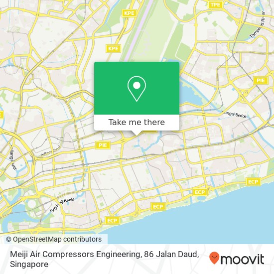 Meiji Air Compressors Engineering, 86 Jalan Daud map