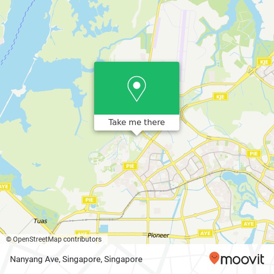 Nanyang Ave, Singapore map