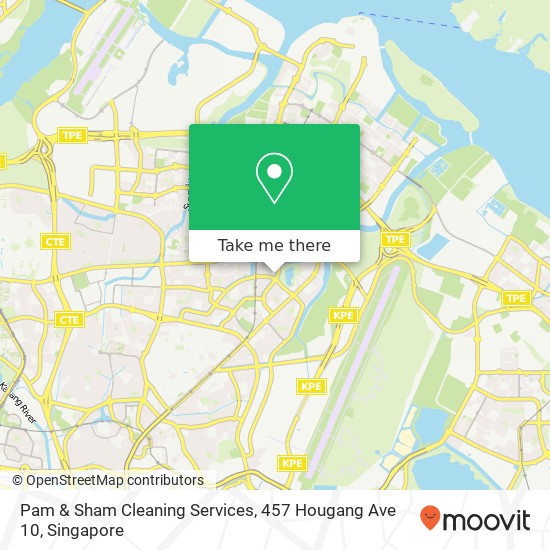 Pam & Sham Cleaning Services, 457 Hougang Ave 10地图