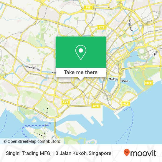 Singini Trading MFG, 10 Jalan Kukoh地图