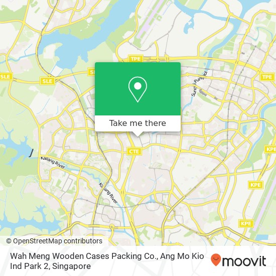 Wah Meng Wooden Cases Packing Co., Ang Mo Kio Ind Park 2 map