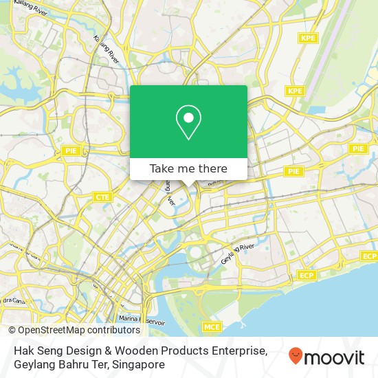 Hak Seng Design & Wooden Products Enterprise, Geylang Bahru Ter map