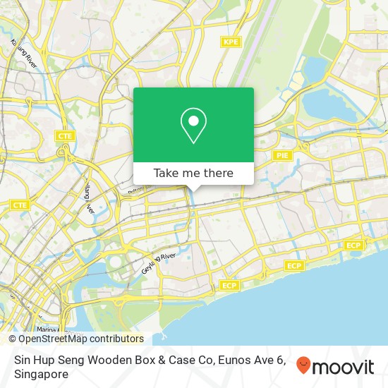 Sin Hup Seng Wooden Box & Case Co, Eunos Ave 6地图