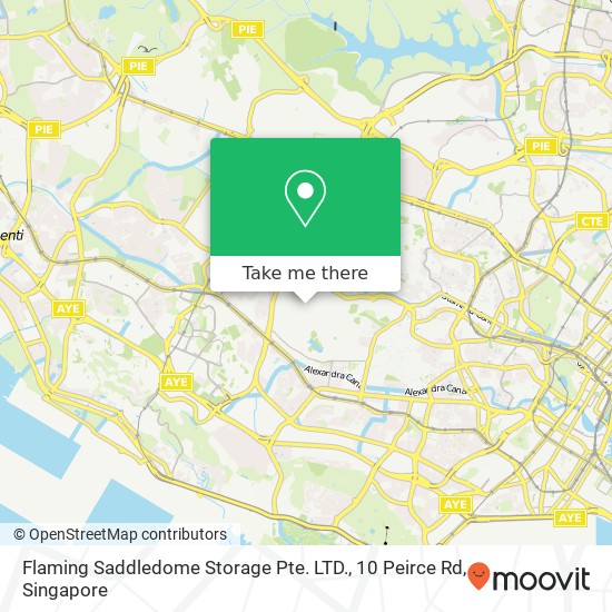 Flaming Saddledome Storage Pte. LTD., 10 Peirce Rd map