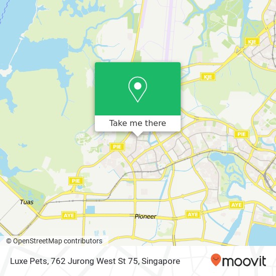 Luxe Pets, 762 Jurong West St 75地图