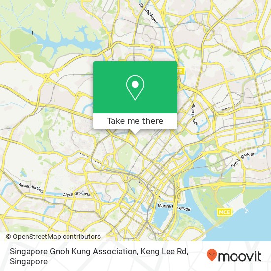 Singapore Gnoh Kung Association, Keng Lee Rd地图