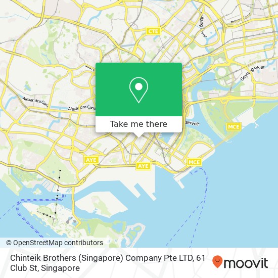 Chinteik Brothers (Singapore) Company Pte LTD, 61 Club St map