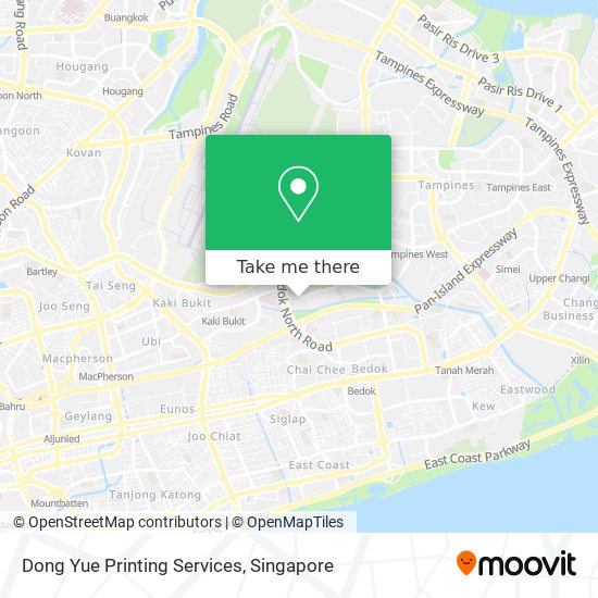 Dong Yue Printing Services map