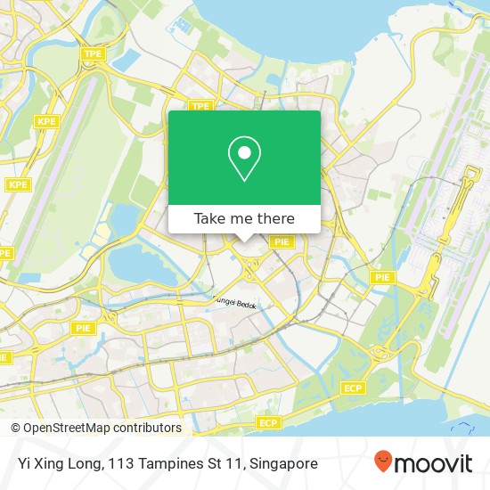 Yi Xing Long, 113 Tampines St 11 map