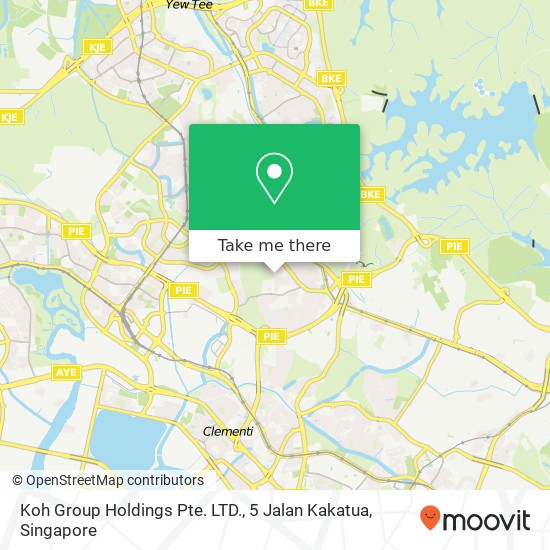 Koh Group Holdings Pte. LTD., 5 Jalan Kakatua地图