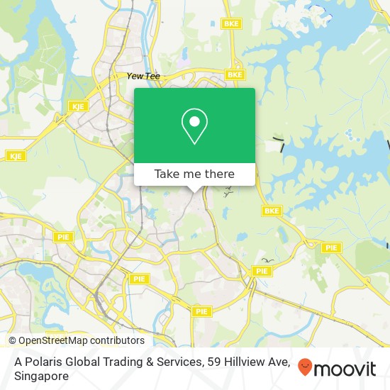 A Polaris Global Trading & Services, 59 Hillview Ave地图