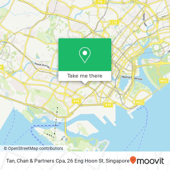 Tan, Chan & Partners Cpa, 26 Eng Hoon St地图