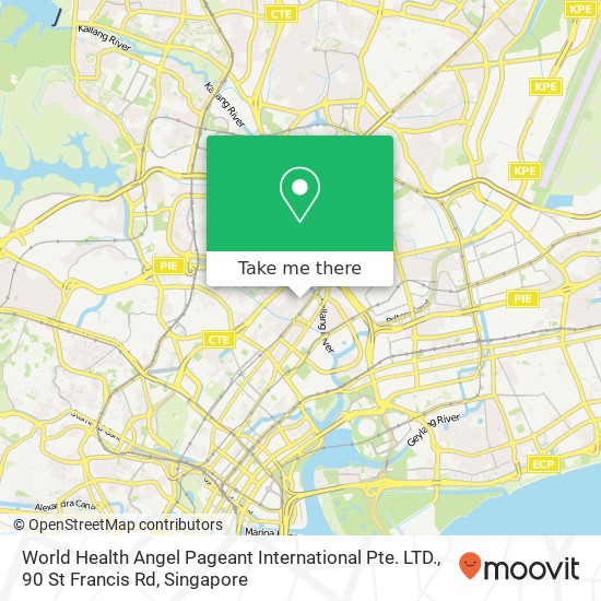 World Health Angel Pageant International Pte. LTD., 90 St Francis Rd map