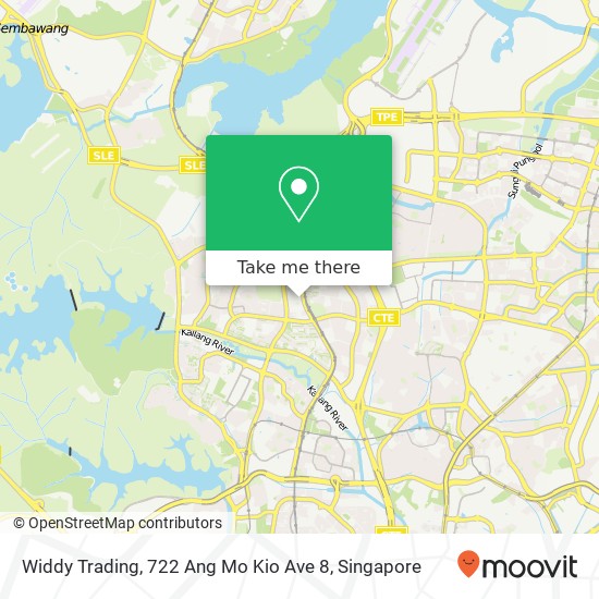 Widdy Trading, 722 Ang Mo Kio Ave 8 map