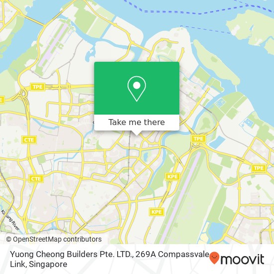 Yuong Cheong Builders Pte. LTD., 269A Compassvale Link map
