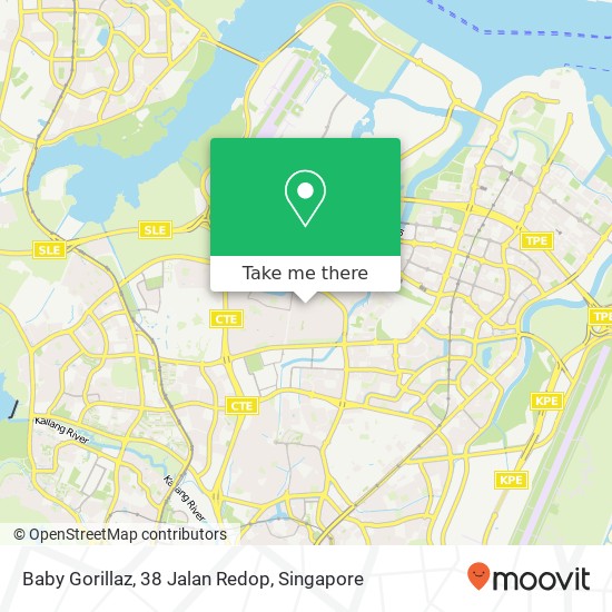 Baby Gorillaz, 38 Jalan Redop地图