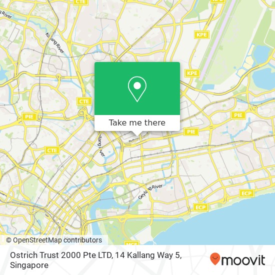 Ostrich Trust 2000 Pte LTD, 14 Kallang Way 5 map