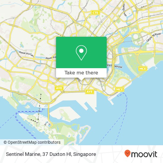 Sentinel Marine, 37 Duxton Hl地图