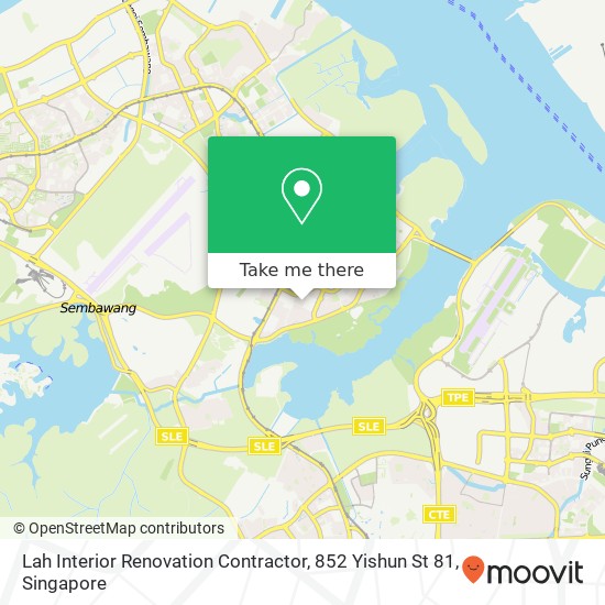 Lah Interior Renovation Contractor, 852 Yishun St 81 map