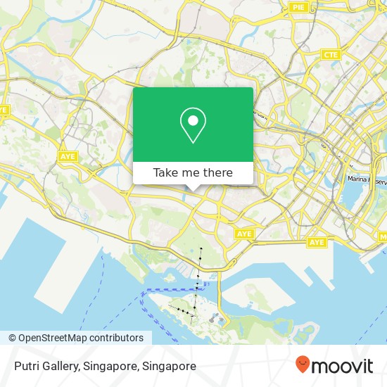 Putri Gallery, Singapore map