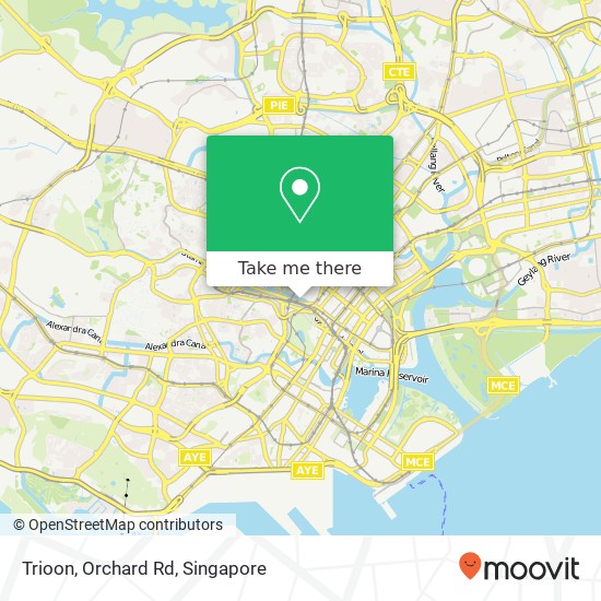 Trioon, Orchard Rd map