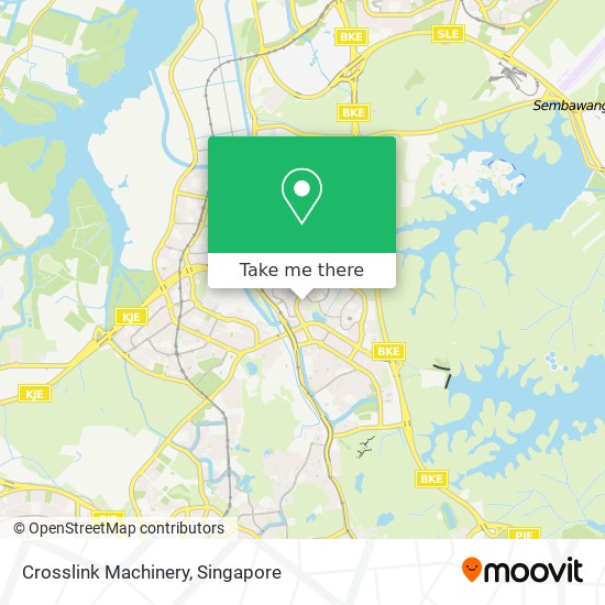 Crosslink Machinery map