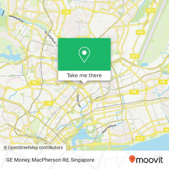 GE Money, MacPherson Rd map