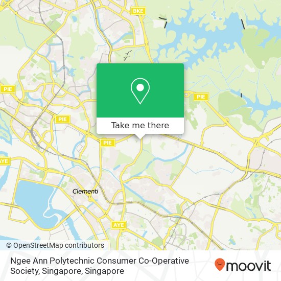 Ngee Ann Polytechnic Consumer Co-Operative Society, Singapore map