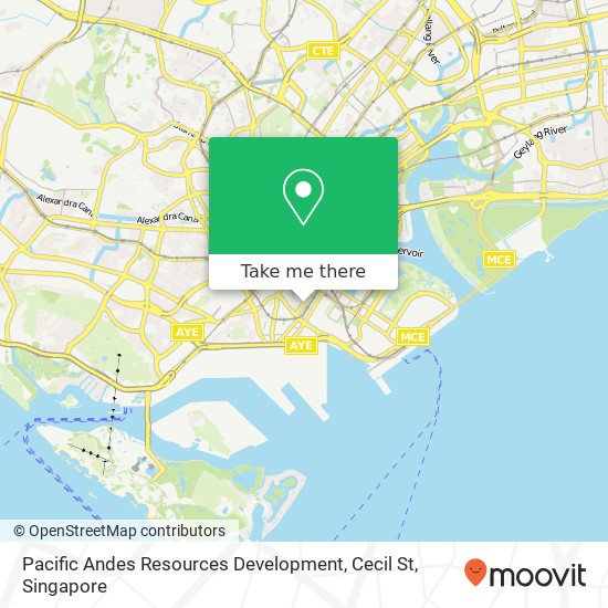 Pacific Andes Resources Development, Cecil St map