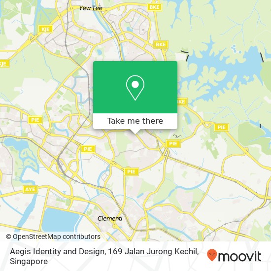 Aegis Identity and Design, 169 Jalan Jurong Kechil地图