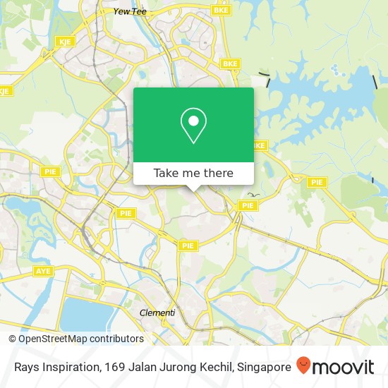 Rays Inspiration, 169 Jalan Jurong Kechil map